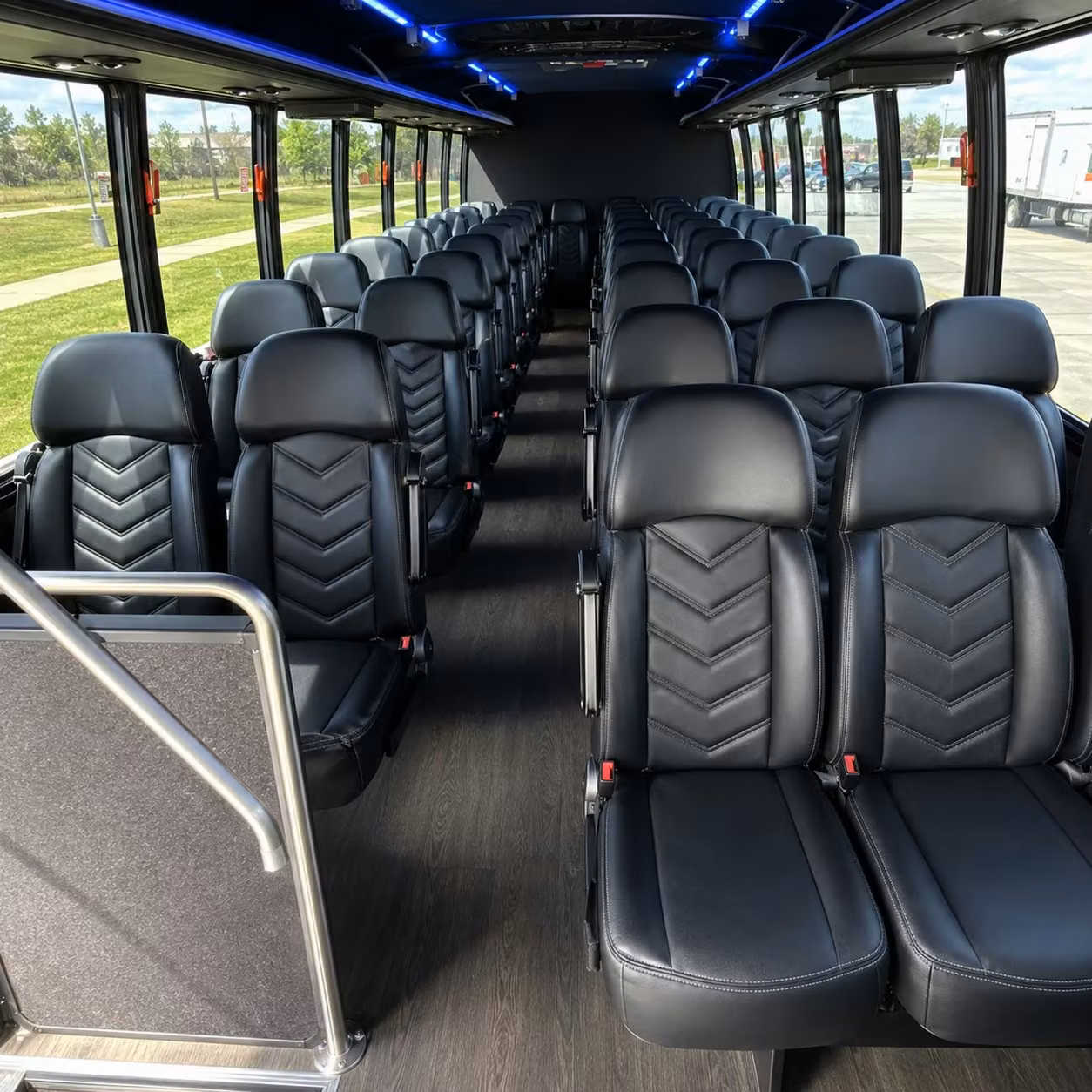 25 passenger minibus inside