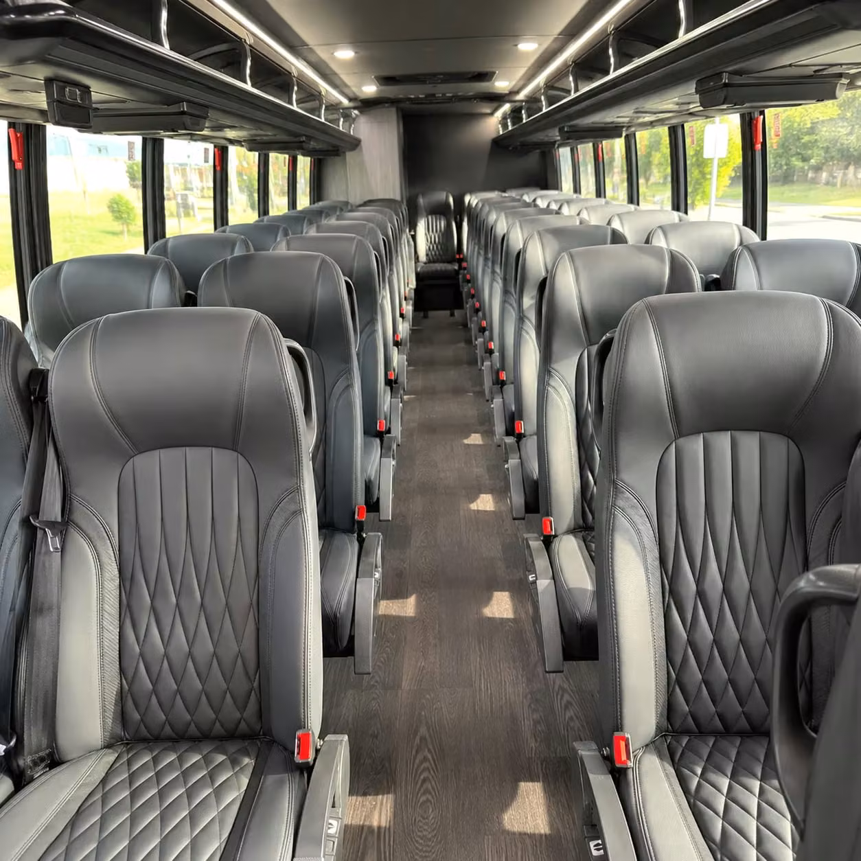 25 passenger minibus interior