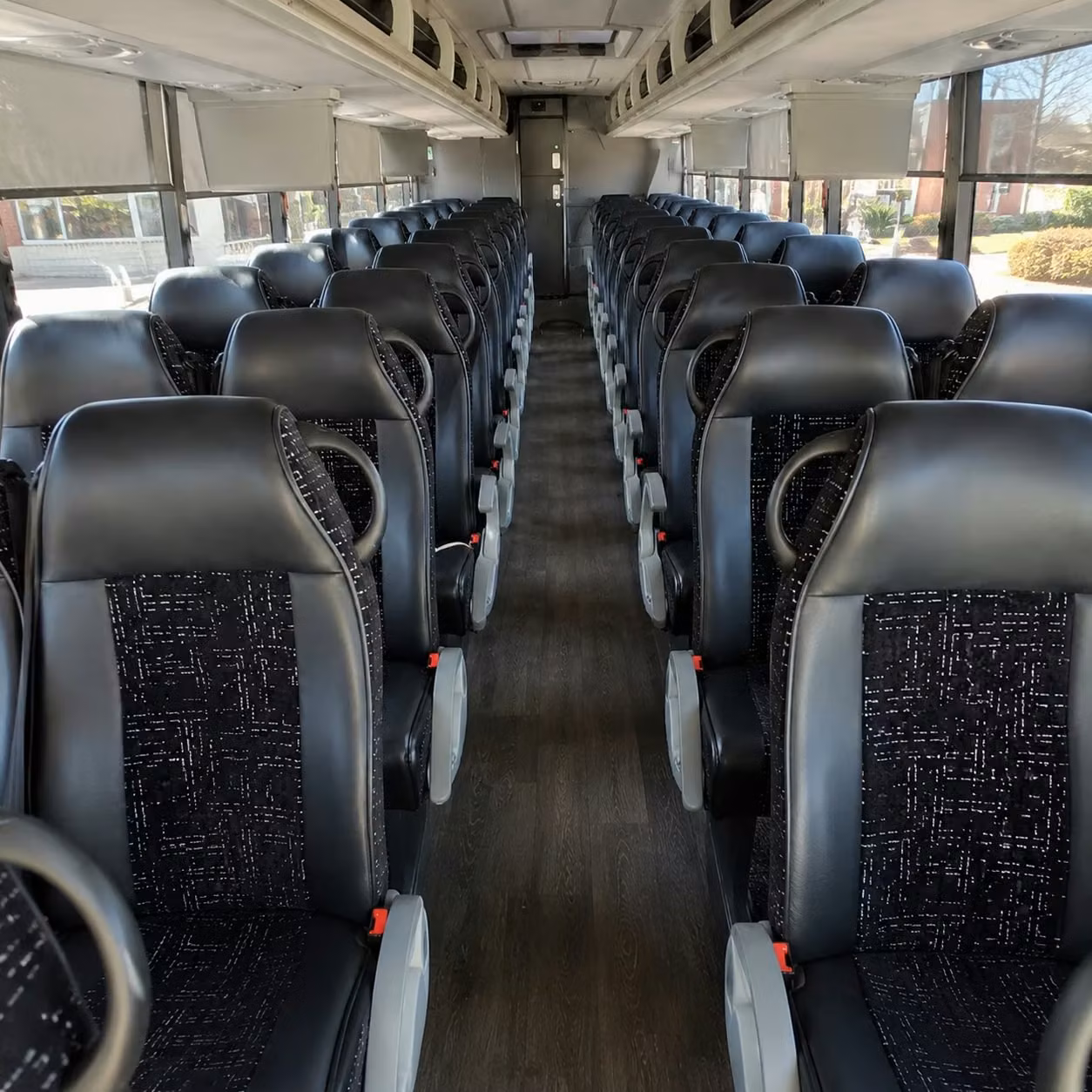 vallejo charter bus rental interior