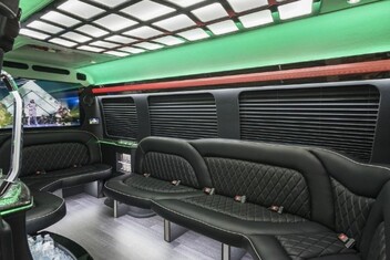 Vallejo Sprinter Party Bus Interior